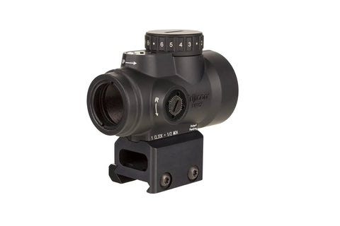 MRO HD Red Dot Sight Built For Speed Target Acquisition With Sealed Mini Reflex Optic, side view on mounting base