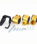 Tough As Nails Aluminum Alloy Engine Mount Bracket with precision cut hardware set for engine stability, bolts, and washers included.