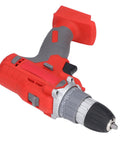 Badass Cordless Electric Drill With Dual Mode Action And Wicked Comfortable Ergonomic Handle For Heavy Duty Home Repairs And Pro Workshop Use With Super Easy One Button Operation And Rock Solid 25 Newton Meter Torque Capacity, angled view highlighting ergonomic grip.