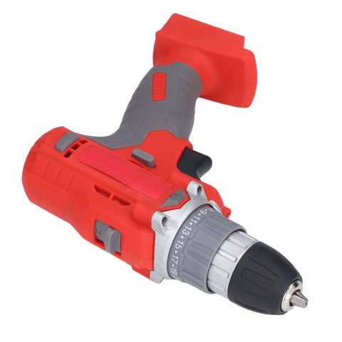 Badass Cordless Electric Drill With Dual Mode Action And Wicked Comfortable Ergonomic Handle For Heavy Duty Home Repairs And Pro Workshop Use With Super Easy One Button Operation And Rock Solid 25 Newton Meter Torque Capacity, angled view highlighting ergonomic grip.