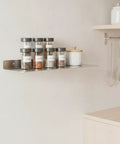 Sturdy Stainless Steel L Shaped Shelf Bracket Wall Mount For Kitchen And Bathroom Holds Floating Shelves And Spice Racks Solidly