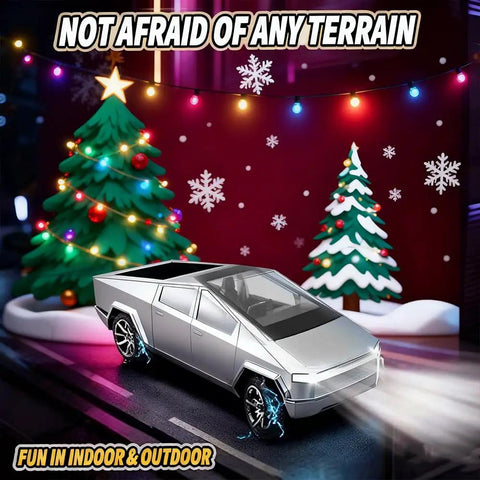 Remote Control Truck Toy With Light Effects, 2.4GHz 2WD RC Car With Dual Motors For Off Road Fun by festive decorations