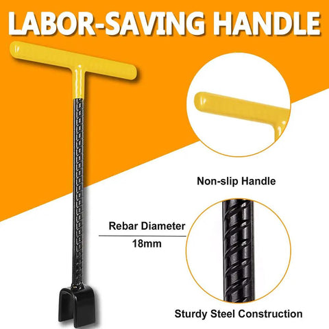 17 Inch Water Meter Key With 4 Way Multi Functional Utilities Key, T Handle Water Shut Off Tool, steel construction