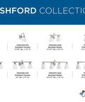 Three Light Bath Vanity Fixture From Ashford Collection In Brushed Nickel Finish Damp Rated Transitional Style Vanity Light With Classic Vibe For Your Bathroom displayed in a catalog of various fixtures.