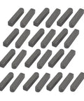 Undersized Tolerance Key Stock 25mm By 5mm By 5mm Carbon Steel Gray 25 Pack Keystock for keyways, loose fit, shim use