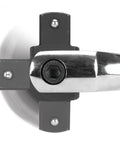 Close-up of Beefy Heavy Duty 40 Inch Breaker Bar With 180 Degree Swivel Head For 1 Inch Drive Chrome Vanadium Steel Corrosion Resistant