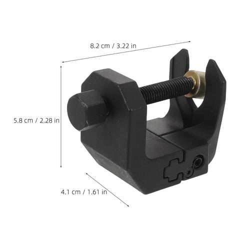 Beefy Two Pack Windshield Wiper Arm Removal Tool For Cars Trucks And Suvs Featuring Adjustable Non Slip Spline Extractor Handle shown from above with dimensions.