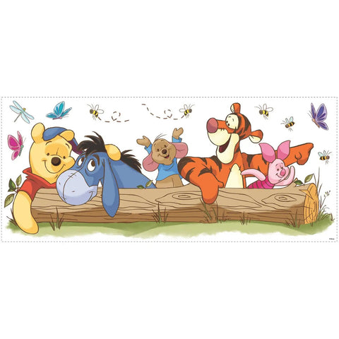 Disney Pooh And Friends Outdoor Fun Giant Peel And Stick Wall Decals Pack Of 10 Removable Repositionable Vinyl Wall Stickers