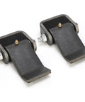 Weld On Trailer Hinges With Grease Fitting, Short Leaf Design Beefy Heavy Duty Dump Trailer Hinges, Raw Surface Finish Truck Trailer Door Hinge, 2 Pack For Easy Install, black steel