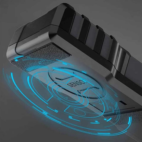 Close-up of Ace Digital Stud Finder Wall Scanner With Backlit Screen, highlighting sensors and control panel for easy use.