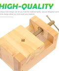 Mini Wood Carving Clamp Bench Vise For Engraving And Whittling, Tiny But Mighty Grip On Small Blocks, Compact wood tool