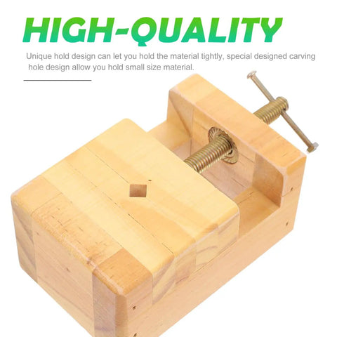 Mini Wood Carving Clamp Bench Vise For Engraving And Whittling, Tiny But Mighty Grip On Small Blocks, Compact wood tool