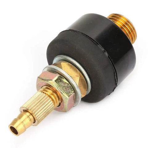 Premium M16x1.5 Gas Electric Quick Connector For Mig Tig Welder Torch, black and brass design for durable stable connection.