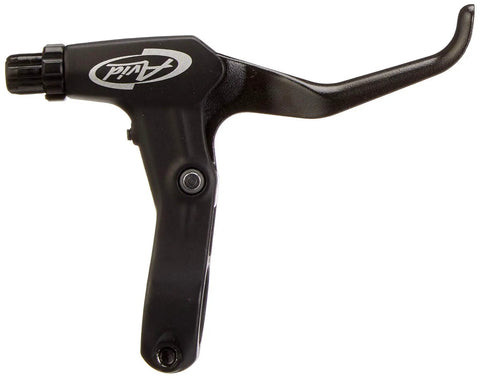 Two Finger Aluminum MTB And Cyclocross Brake Levers Pair With Reach Adjust For Mechanical Disc Brakes, side view