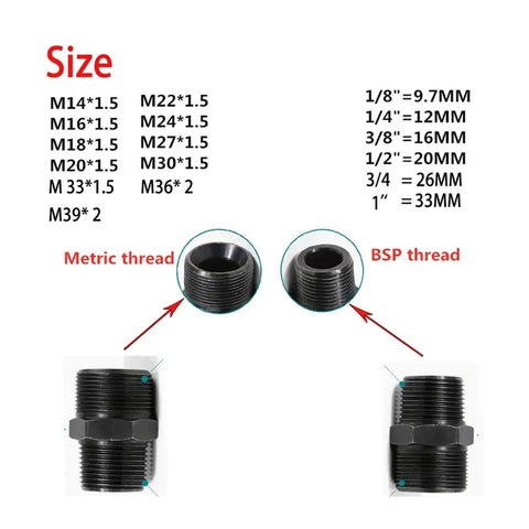Premium Metric To Inch Hydraulic Adapters Fitting Kit For Heavy Duty Plumbing And Auto Repair Projects Ensuring Secure Leakproof Connectors On Machines With Both Measurement Standards With Brass Build Quality Guaranteeing Long Lasting Durability, metric and BSP thread sizes