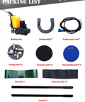 Packing list with parts for 7.5KW 220V Wet And Dry Concrete Floor Grinder With 24.8 Inch Wide Grinding Head 1440 RPM Polishing Machine.