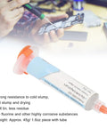 217 Degree Celsius High Temp Solder Paste For PCB Repair And BGA IC Soldering With Flux In Needle Tube 45g for electronics