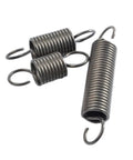 Pack Of 2 Heavy Duty Dual Hook Tension Springs In Gray And Black Featuring 3Mm Wire With 18-20mm Outer Diameter And Variable Lengths From 60 To 500 Mm For Tough Projects And Electronics Repairs displayed.