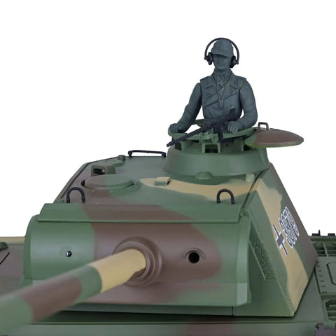 1 16th Scale Panther G RC Tank With Infrared Combat And Hull Recoil, 2 4G Radio, Henglong 7 Mainboard model close-up