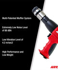 Lightweight Composite Air Hammer With 0.401 Inch Shank, 3,000 BPM, Beast Pneumatic Demolition Tool highlighted with features