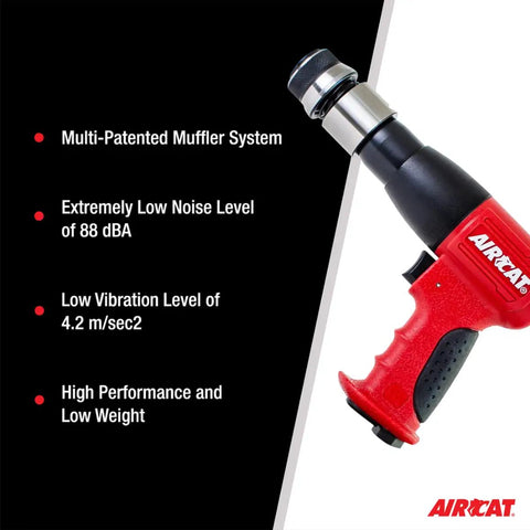 Lightweight Composite Air Hammer With 0.401 Inch Shank, 3,000 BPM, Beast Pneumatic Demolition Tool highlighted with features