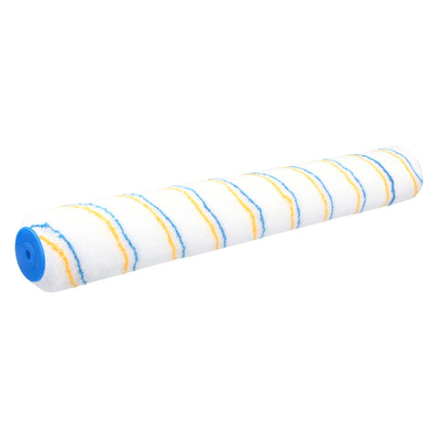 Premium Microfiber Paint Roller Covers 18 Inch Set For All Surfaces Ideal For Walls Ceilings And Trim Refill Bulk Pack 24 With Three Eighths Inch Nap