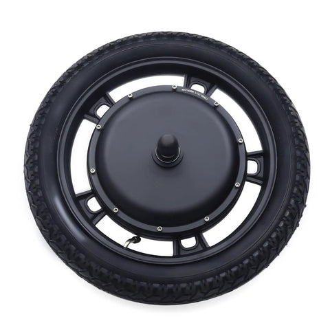 Beefy 16 Inch Front Wheel Hub Motor Kit For E Bikes 1000W 48V Brushless Conversion Kit With 440 RPM And 220 Lb Load Capacity Easy Plug And Play