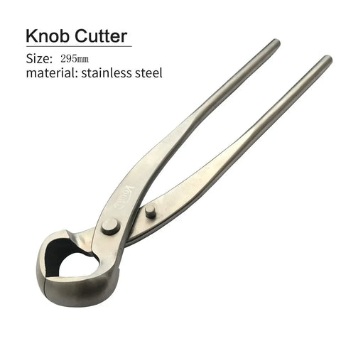 3 Piece Bonsai Tool Set With Concave Cutter, Knob Cutter And Bonsai Scissors For 11 Inch, 11.5 Inch And 7.5 Inch Pruning Tools For Pro Grade Precision Bonsai Shaping And Plant Care