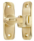 Dual 90 180 Degree Barn Door Latch Lock In Zinc Alloy, Right Angle Gate Lock with flip hardware for sliding doors and cabinets