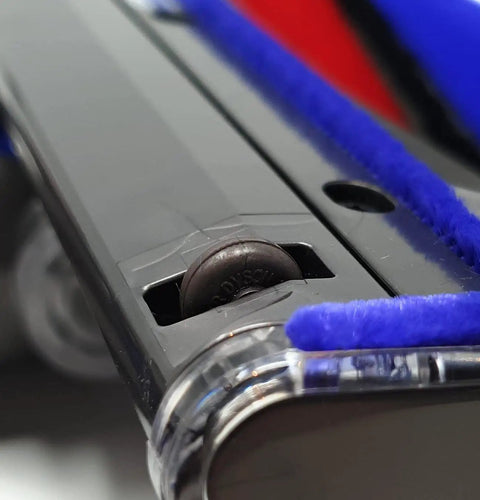 Close-up of Soft Roller Cleaner Head for V8 Series Vacuum Cleaners Built for Beast Mode Cleaning Works on Fluffy Absolute SV10 and Animal Compatible