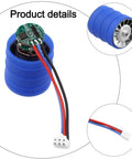 Super Hot Turbofan Fan Motor With 7.4V Brushless DC Engine Chilling Electronics Fast At 80K RPM Metal Duct view with wiring and circuit board