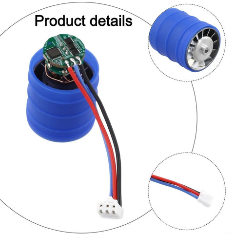 Super Hot Turbofan Fan Motor With 7.4V Brushless DC Engine Chilling Electronics Fast At 80K RPM Metal Duct view with wiring and circuit board