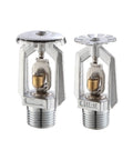 Hella Durable 5 Piece DN15 72C Fire Sprinkler Heads With Fusible Alloy Quick Response Trigger for outdoor use.