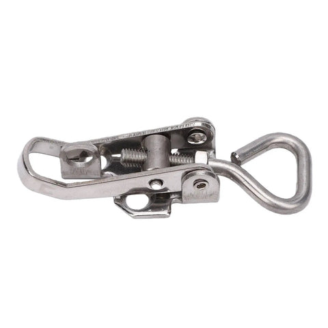 Heavy Duty Stainless Steel Toggle Catch Latch Lock Clamp for Secure Cabinet Doors, Waterproof 304 Stainless, 300 lbs capacity