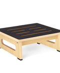 Sturdy Wooden Step Stool For Adults And Seniors With Non Slip Rubber Tread, 5.5 Inch Rise, 450 Lbs Capacity, Large Safe Surface