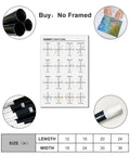 Chill Math Cheat Sheet Poster For High Schoolers Parent Functions Canvas Wall Art Unframed 16 By 24 Inches with size chart
