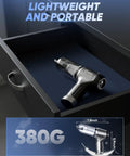 Cordless Handheld Car Vacuum Cleaner 15000 Pa High Power With Brushless Motor And Blower, 380g weight shown in drawer