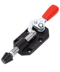 Push Pull Toggle Clamp Cast Iron Adjustable DIY Woodworking Clamp with Plastic Handle for Welding Installation Quick Fixed Hand Tool