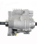 Rear Differential And Transfer Case For VW Passat CC Tiguan 4 Motion And Audi Q3 Quattro 0AU409053T Compatible AWD Gearbox, silver housing side view