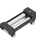 Universal Winch Roller Fairlead 165mm 6 Point 5 Inch For ATV UTV Side By Side Cable Guide Beefy Steel Construction 4000 To 5500 Lbs Load Capacity Ideal Off Road Recovery Reduces Cable Kinks. Black steel roller fairlead with silver rollers
