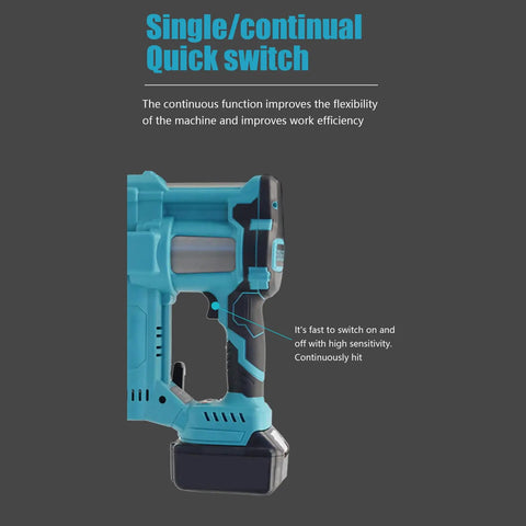 Professional Grade Cordless Electric Brad Nailer And Wire Stapler Kit Featuring A Long Lasting Lithium Ion Battery For Dead Simple Setup And Hella Fast Finishing On All Woodworking Projects