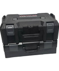 L-BOXX Two Tier Stackable Tool Box Kit For Jobsite Organization Built For Impact Heavy Duty Gear with two cases stacked together