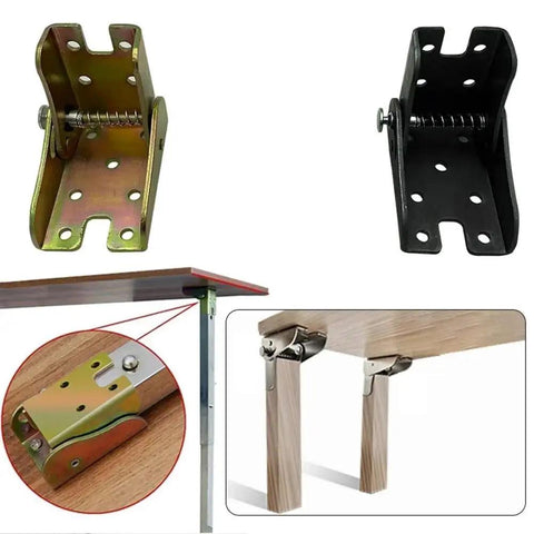 Beefed Up Hidden Door Hinges With Self Locking Folding Lift Support For Cabinets And Furniture, steel hinges in gold and black finish