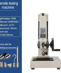 Go To 500N And 1000N Push Pull Force Gauge And Test Bench With LCD Display 5 Grips Quick And Accurate Tensile And Compression Tester For Lab And Workshop vertical tensile testing machine with clamps and 180mm travel