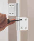 Installing Six Set Heavy Duty Detachable Lift Off Door Hinges With Ten Rivets For Interior And Exterior Doors Weld On Flag Hinges Replacement