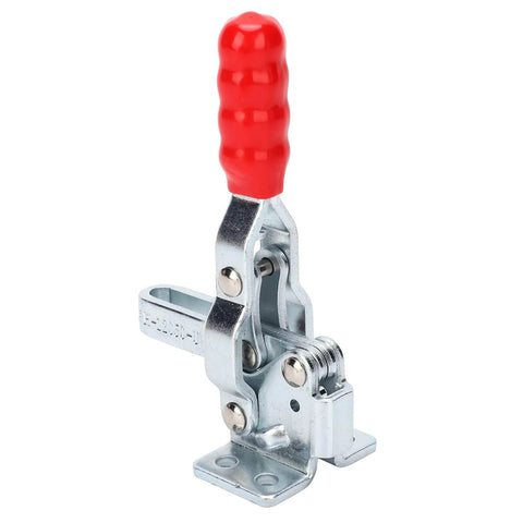 Heavy Duty Quick Release Toggle Clamp for Welding and Woodworking Jigs, Drill Press Fixtures, Pro Grade Plunger Stroke Clamp with Latch