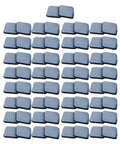 50 Pack Furniture Sliders Save Your Back Heavy Duty Adhesive Glides stacked in a grid, designed for easy relocation on various floors.