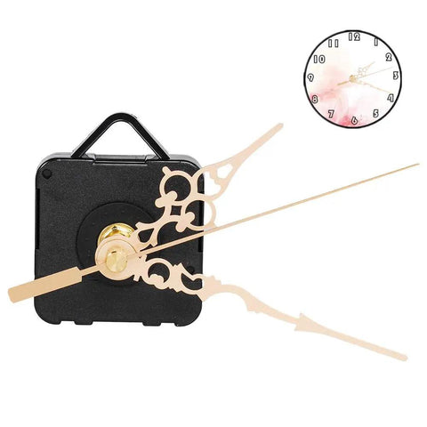 High Torque Clock Movement Kit For DIY Repair 31mm Shaft Quartz Wall Clock Movement Metal Replacement Mechanism With Hands 8 Pack 24mm Thread