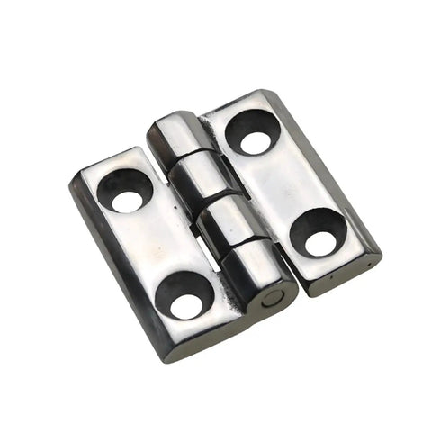 Heavy Duty Thickened Gate Hinges For Industrial Automation Motor Equipment Hardware Pro Grade Reinforced Steel Fittings 60X60X8mm single pack close-up view.