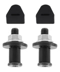 Seamless Rear Tailgate Latch Striker Bolt Kit For Pickup Trucks, black plastic bushing stops with metal bolts